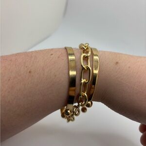 Paparazzi Gold Chain Bracelet Trio